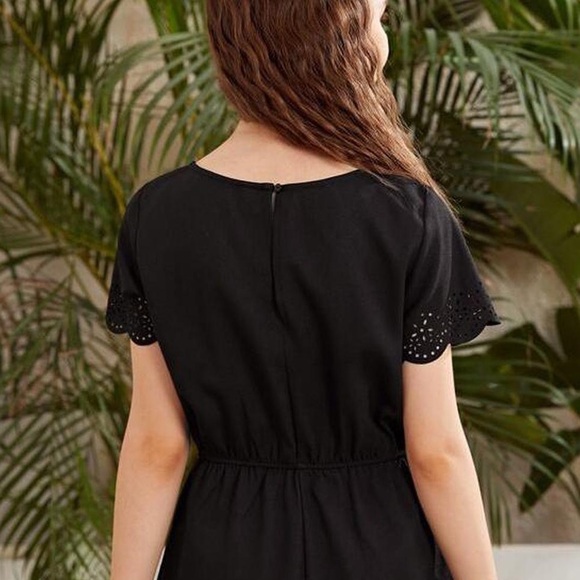 VSX black sun dress indie bikini beachy vibes super cute flowey summer bottoms - Picture 9 of 12